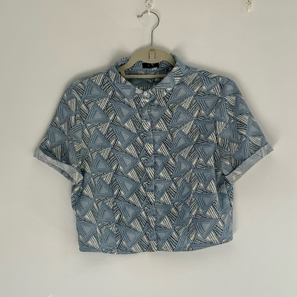 Cropped Button Up